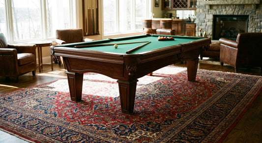 Best rugs for a billiards or pool table room