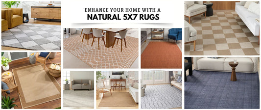 Natural Rug 5x7 – Enhance Your Home with Timeless Style