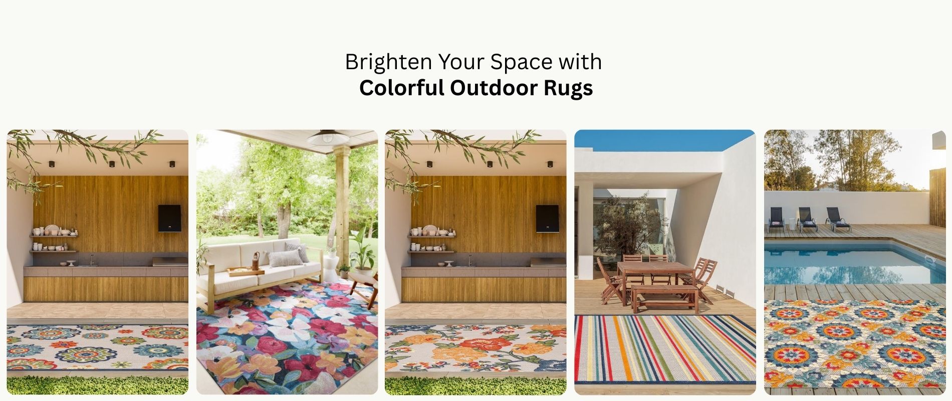 Brighten Your Space with Colorful Outdoor Rugs – Atlanta Designer Rugs