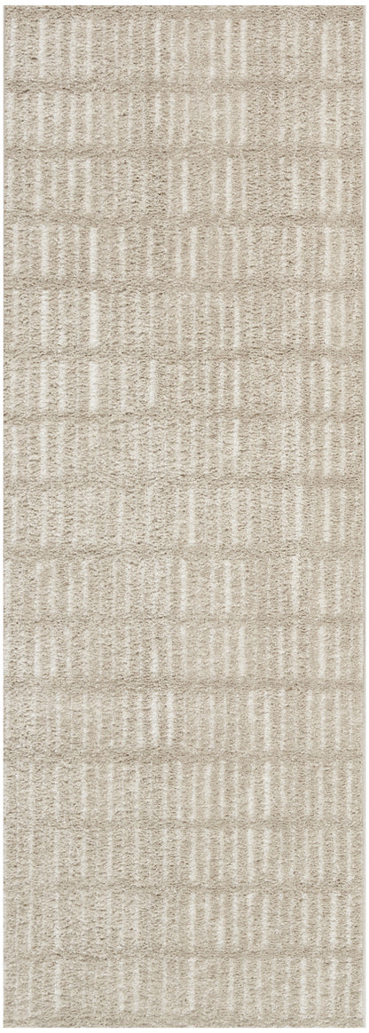 Nourison Home Modern Comfort MNC03 Grey Ivory Contemporary Power-loomed Rug