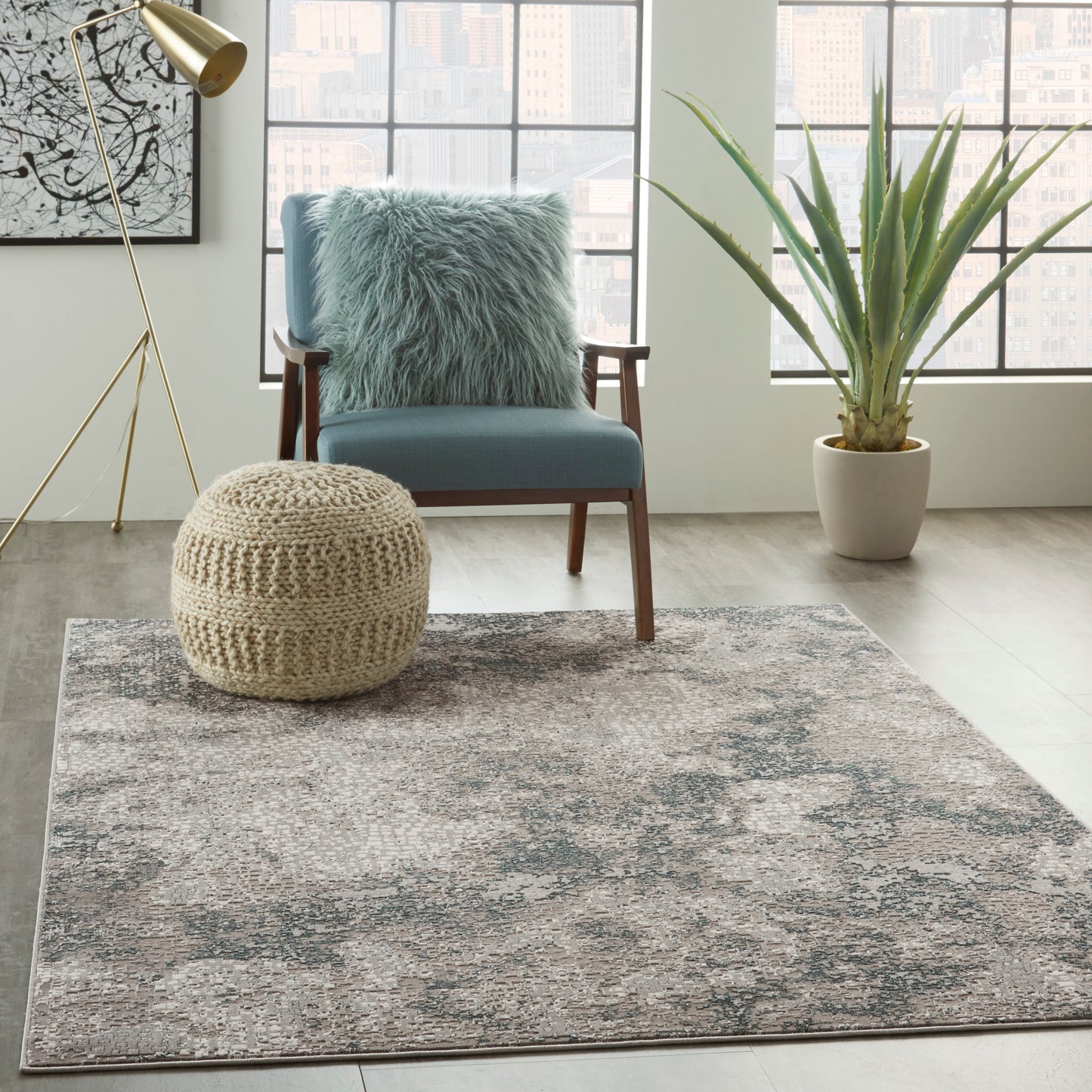 Michael Amini MA90 Uptown  Grey  Contemporary