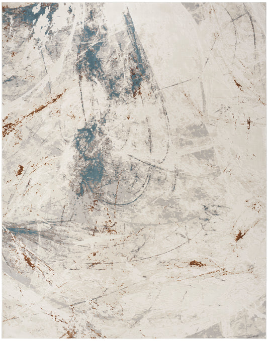 Nourison Home Desire  Ivory Grey Blue  Contemporary