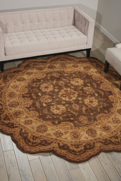 Nourison Home Heritage Hall  Sable  Traditional