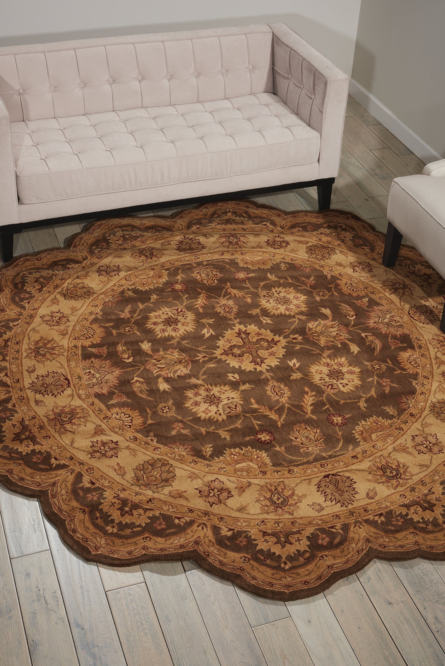 Nourison Home Heritage Hall  Sable  Traditional