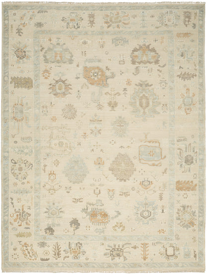 Nourison Home Whispers WHP05 Beige Traditional Hand Knotted Rug