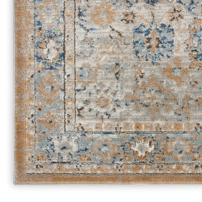 Nourison Home Quarry  Grey Light Blue  Traditional