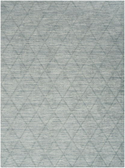 Nourison Home Wool Haven WOH01 Blue Contemporary Hand Woven Rug