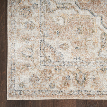 Nourison Home Astra Machine Washable  Beige  Traditional