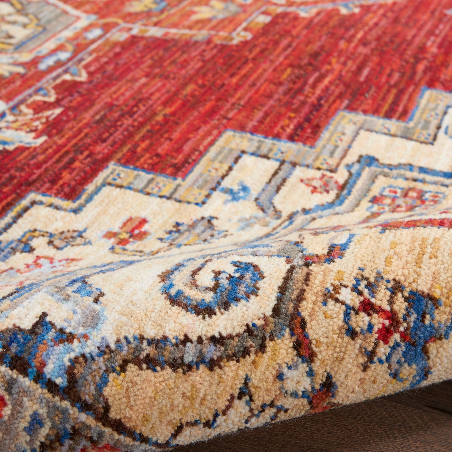 Nourison Home Majestic  Red  Traditional
