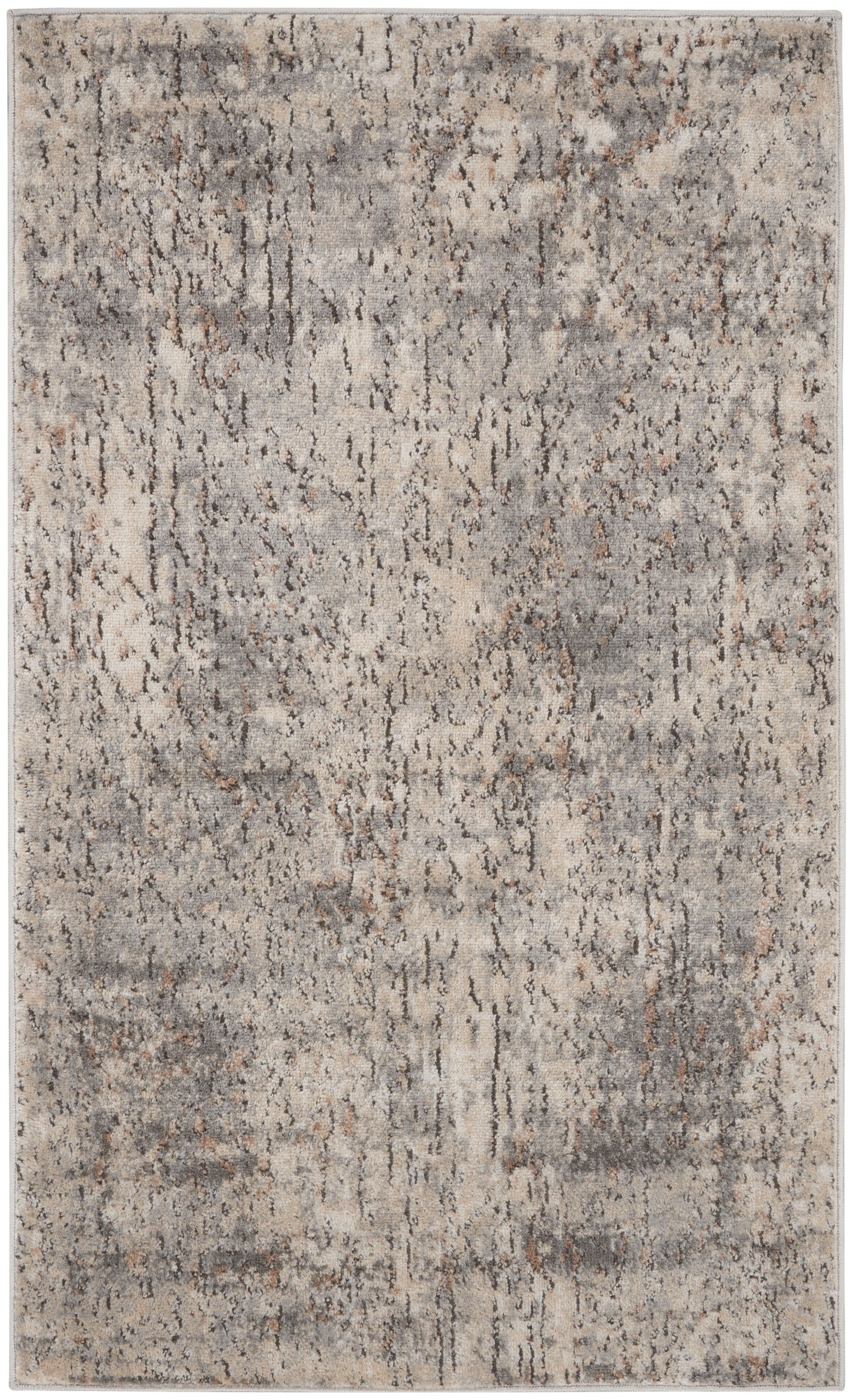 Nourison Home Quarry QUA03 Beige Grey Contemporary Power-loomed Rugs