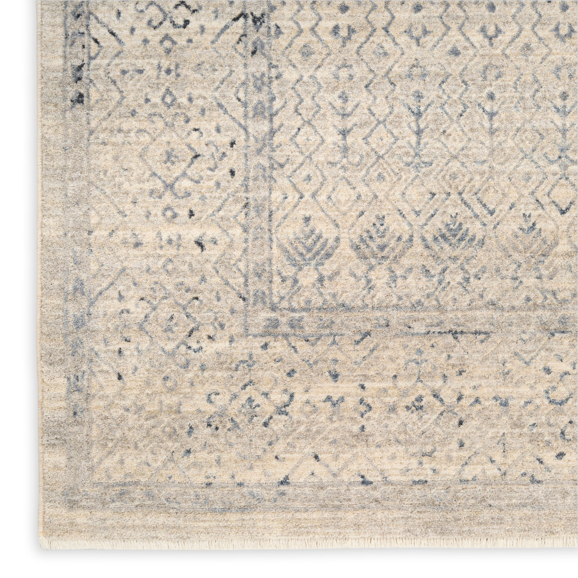 Nourison Home Sultana  Ivory Blue  Traditional