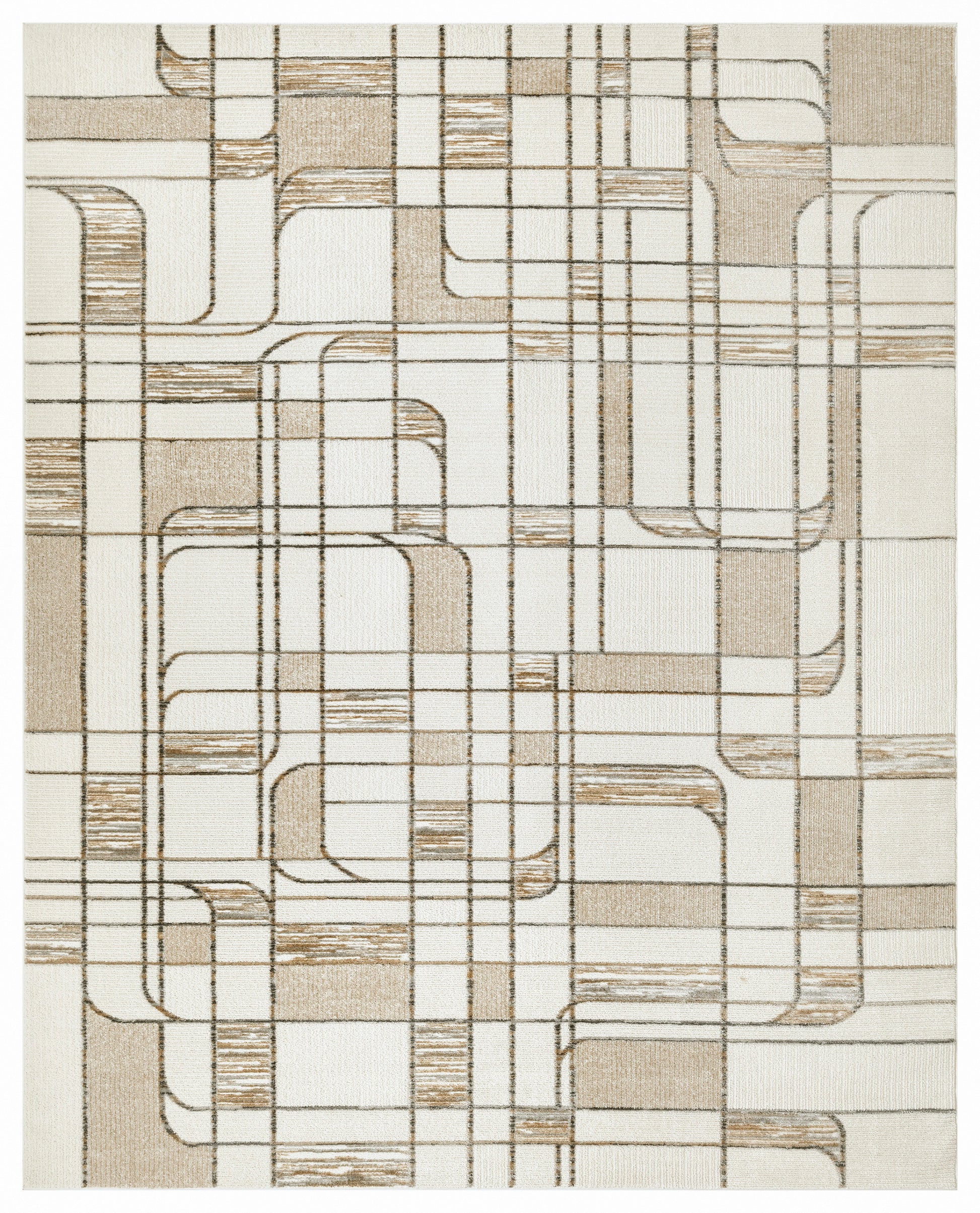 Nourison Home Nordic  Ivory Multicolor  Contemporary