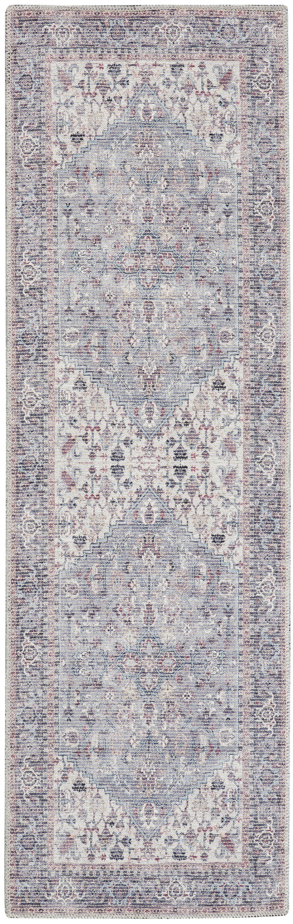 Nourison Home New Concept Washables SR104 Grey Traditional Machine Woven Rug