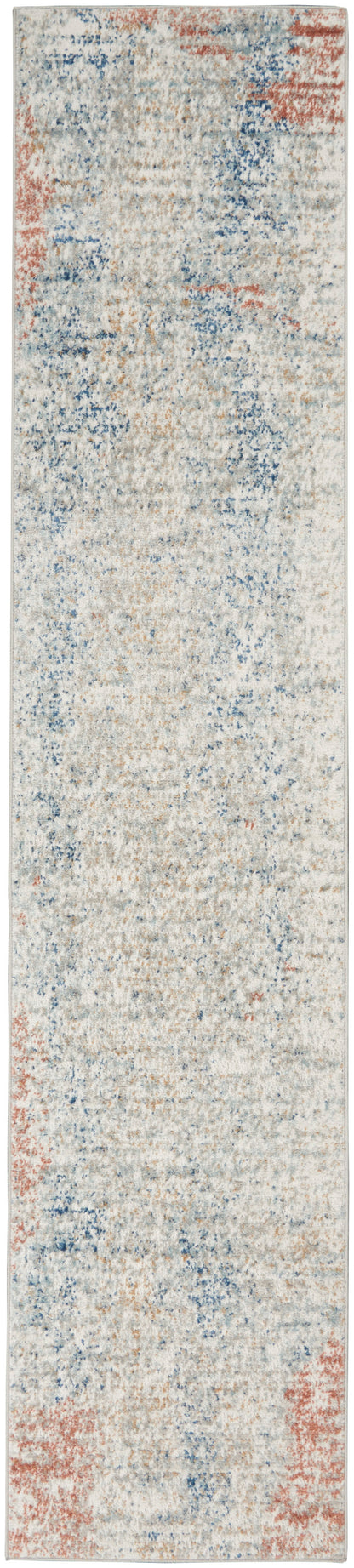 Nourison Home Quarry QUA10 Ivory Multicolor Contemporary Power-loomed Rugs