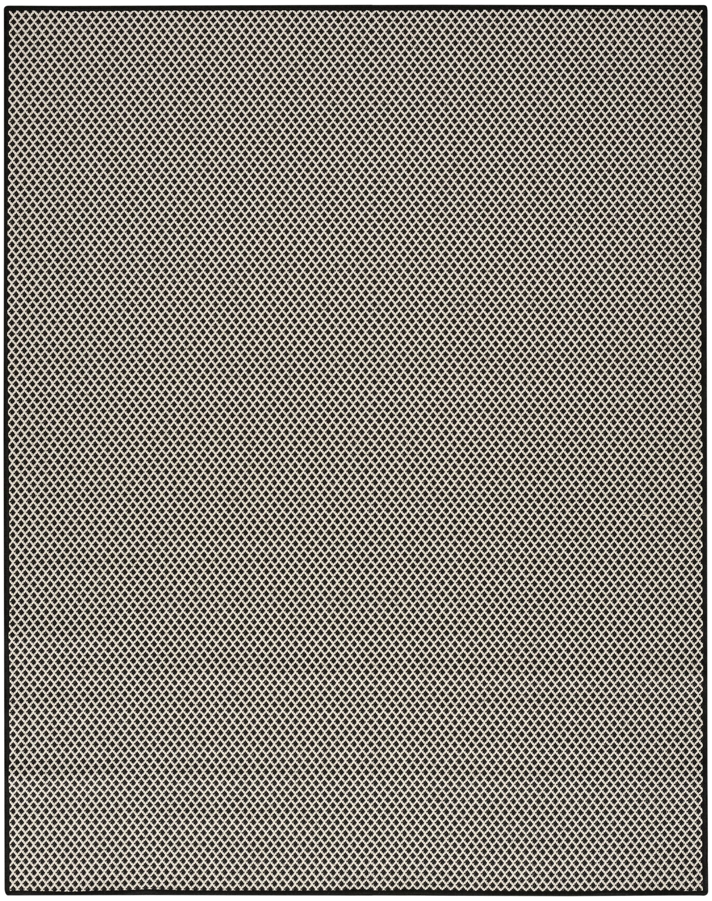 Nourison Home Courtyard  Black White  Contemporary