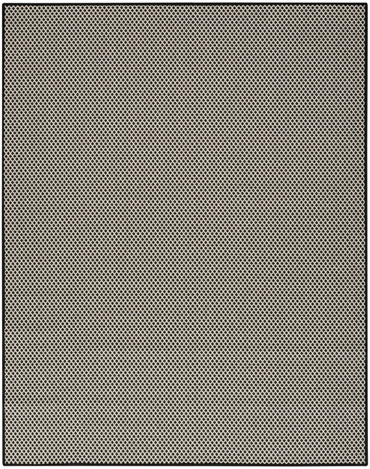 Nourison Home Courtyard  Black White  Contemporary
