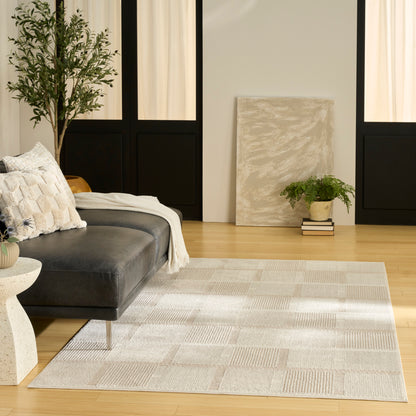 Nourison Home Nordic  Ivory Taupe  Contemporary