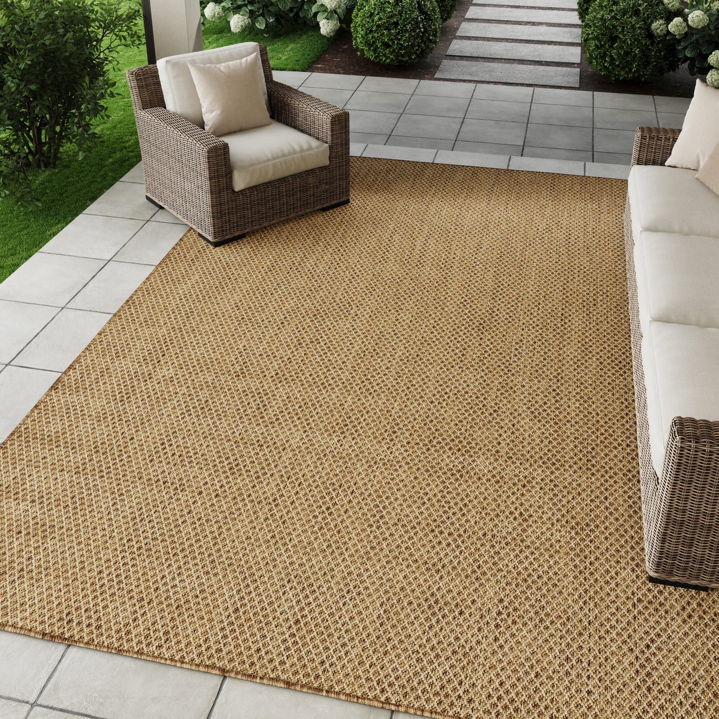 Nourison Home Courtyard  Jute  Contemporary