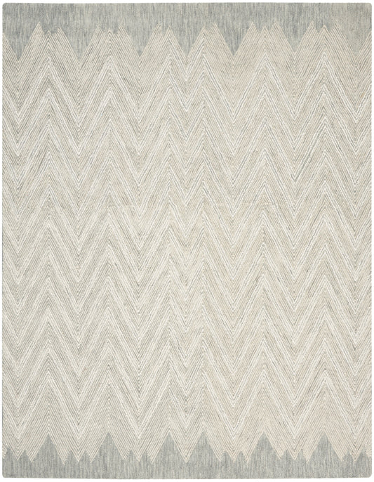 Nourison Home Interlock  Teal  Contemporary