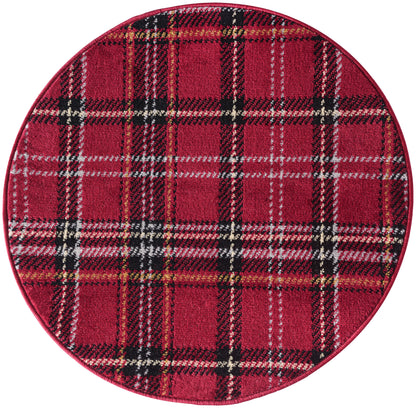 Nourison Home Grafix GRF03 Red Contemporary Power-loomed Rug