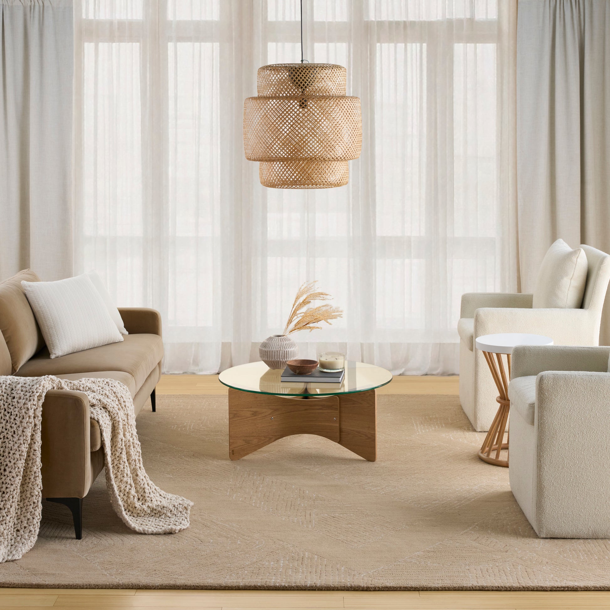 DKNY Pure Patterns  Camel  Contemporary