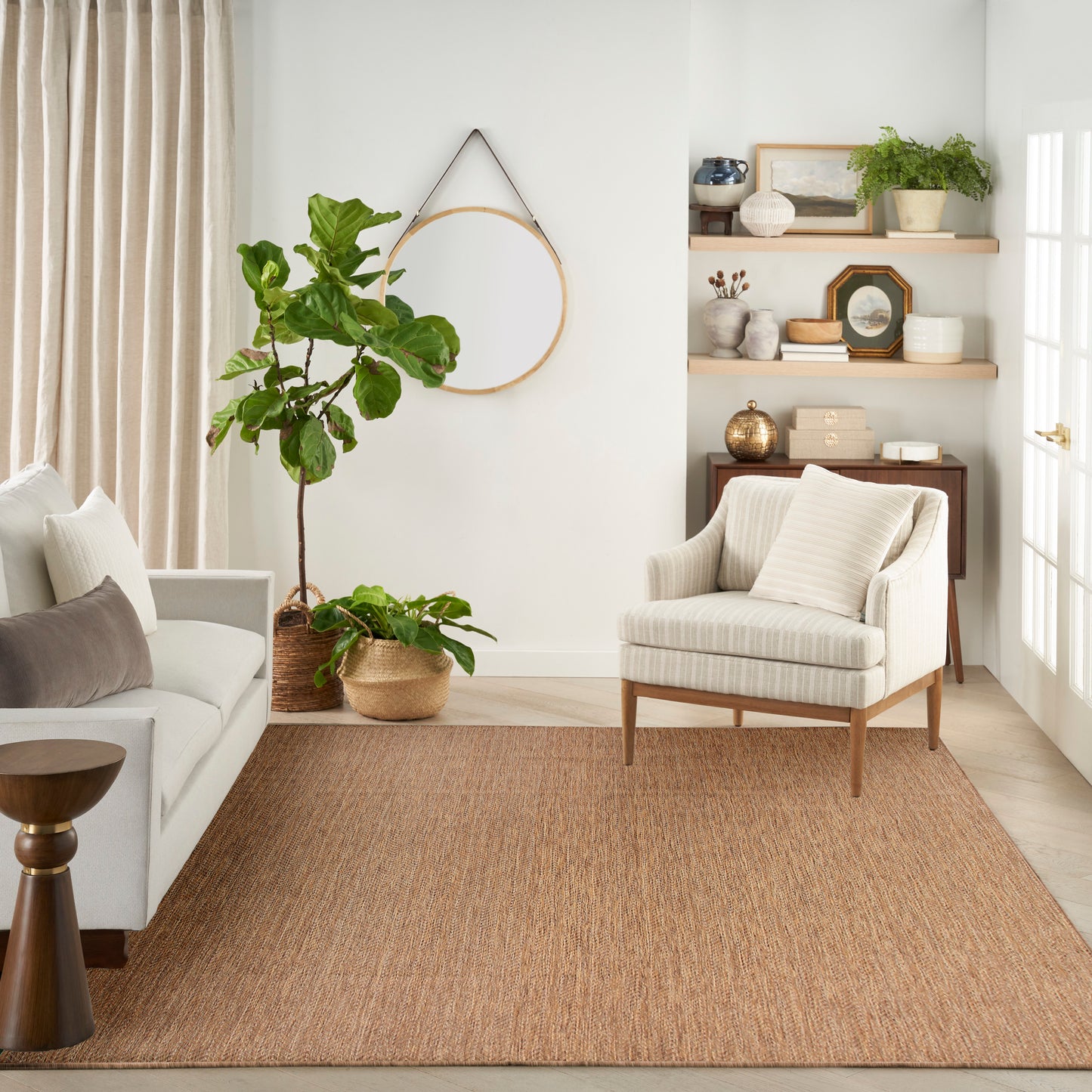 Nourison Home Horizon Indoor/Outdoor  Natural  Contemporary