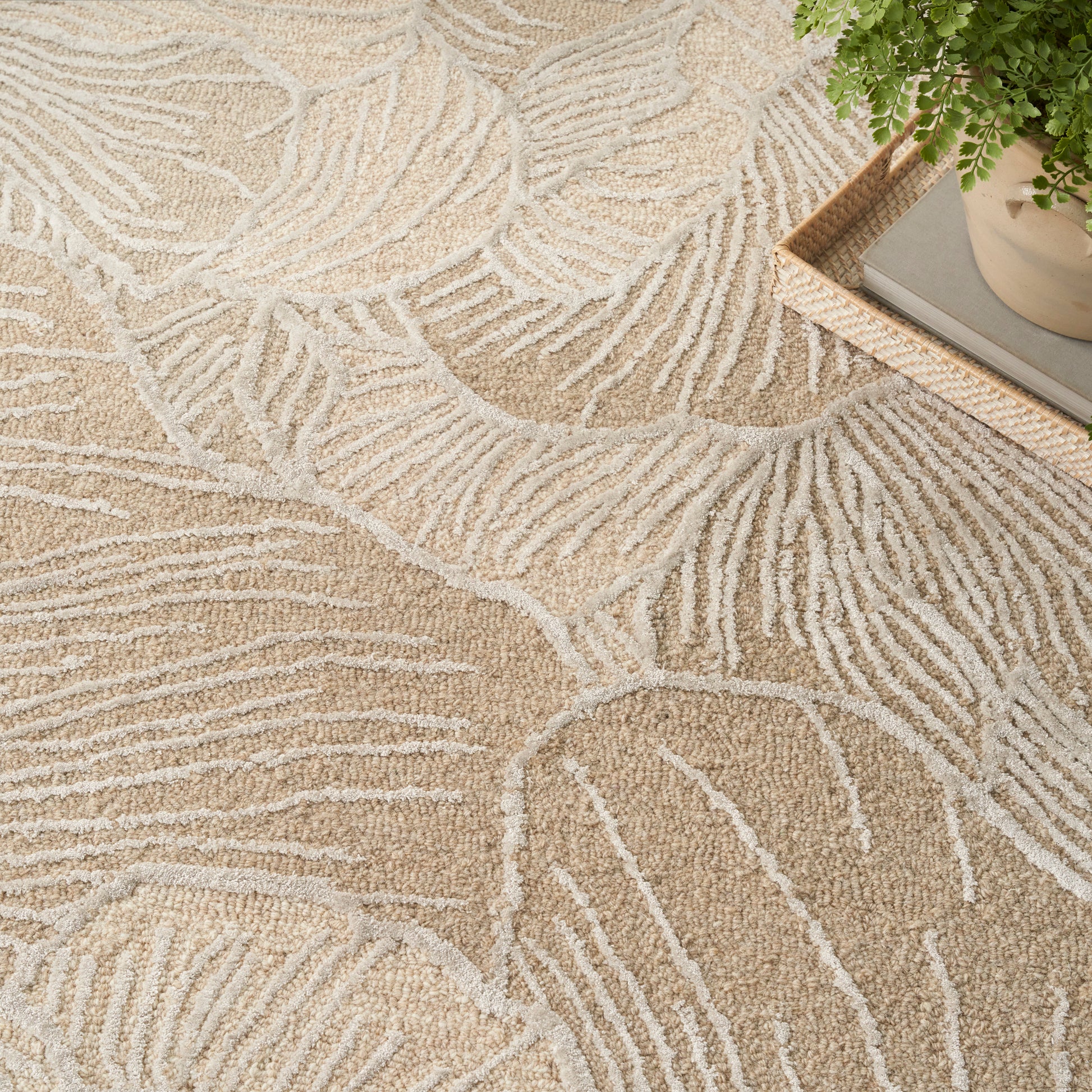 Nourison Home Avra  Taupe  Contemporary