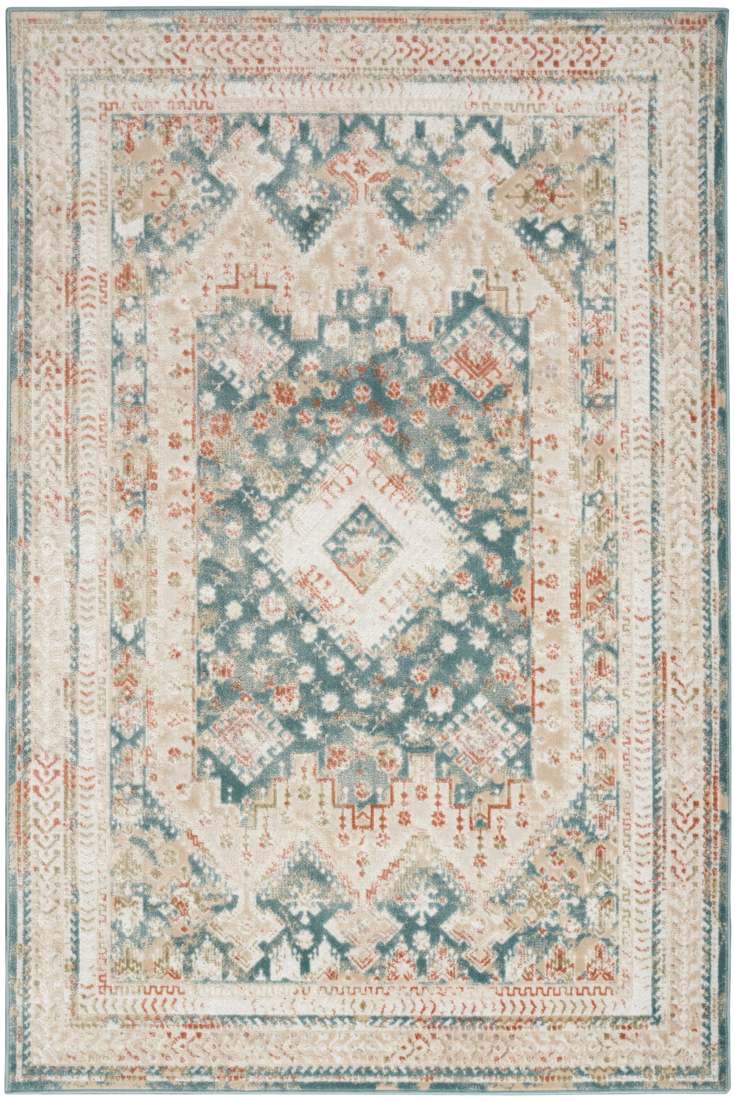 Nourison Home Thalia THL04 Green Ivory Transitional Power-loomed Rug