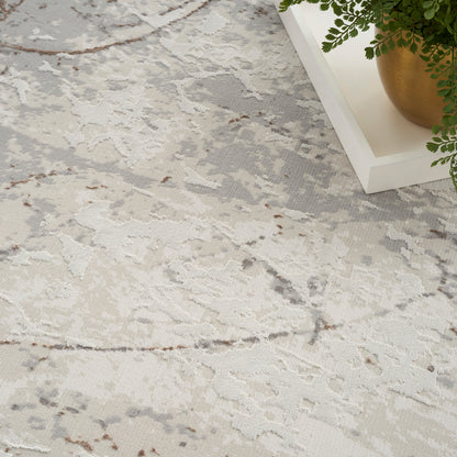 Nourison Home Desire  Cream Grey  Contemporary