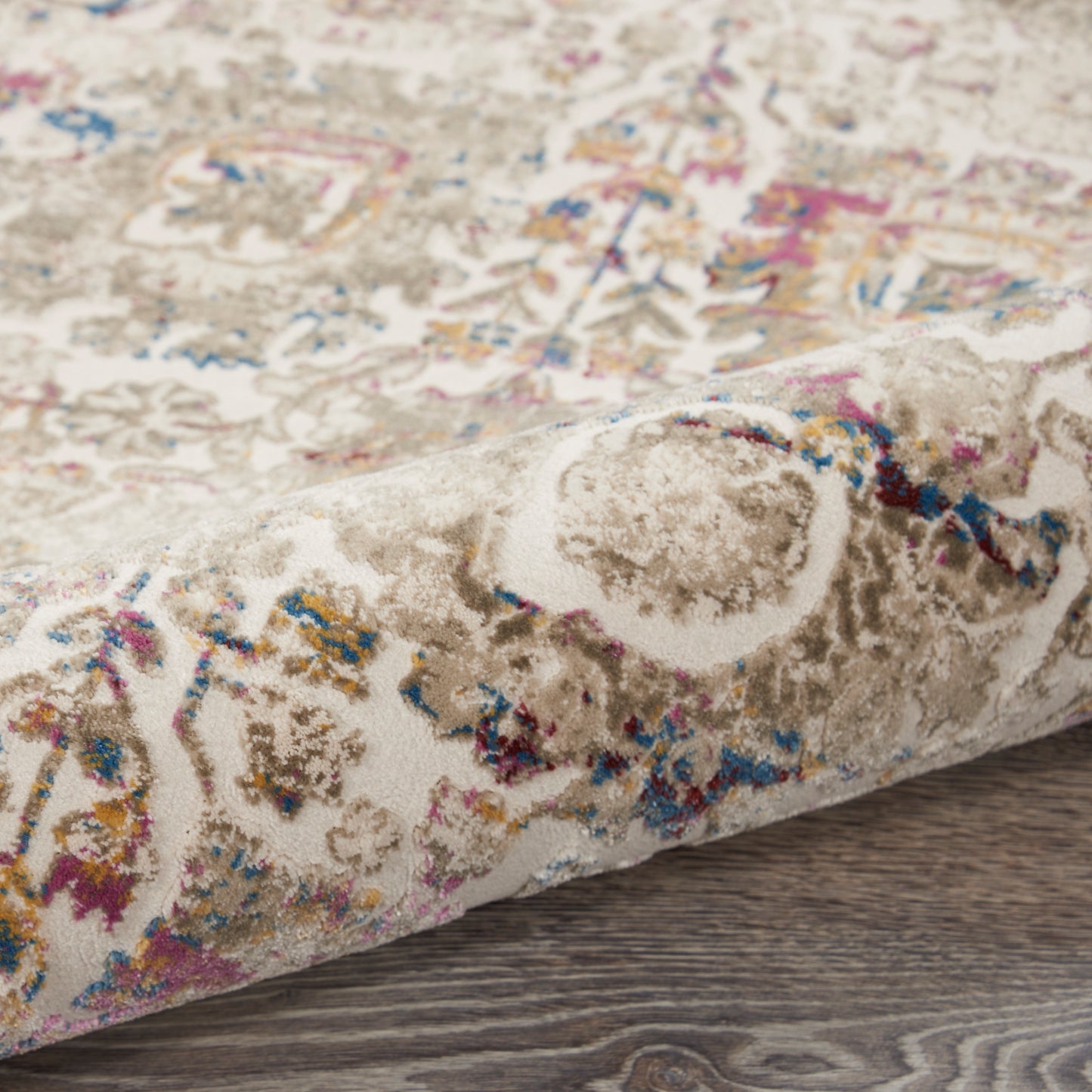 Nourison Home Melody  Ivory Multicolor  Traditional
