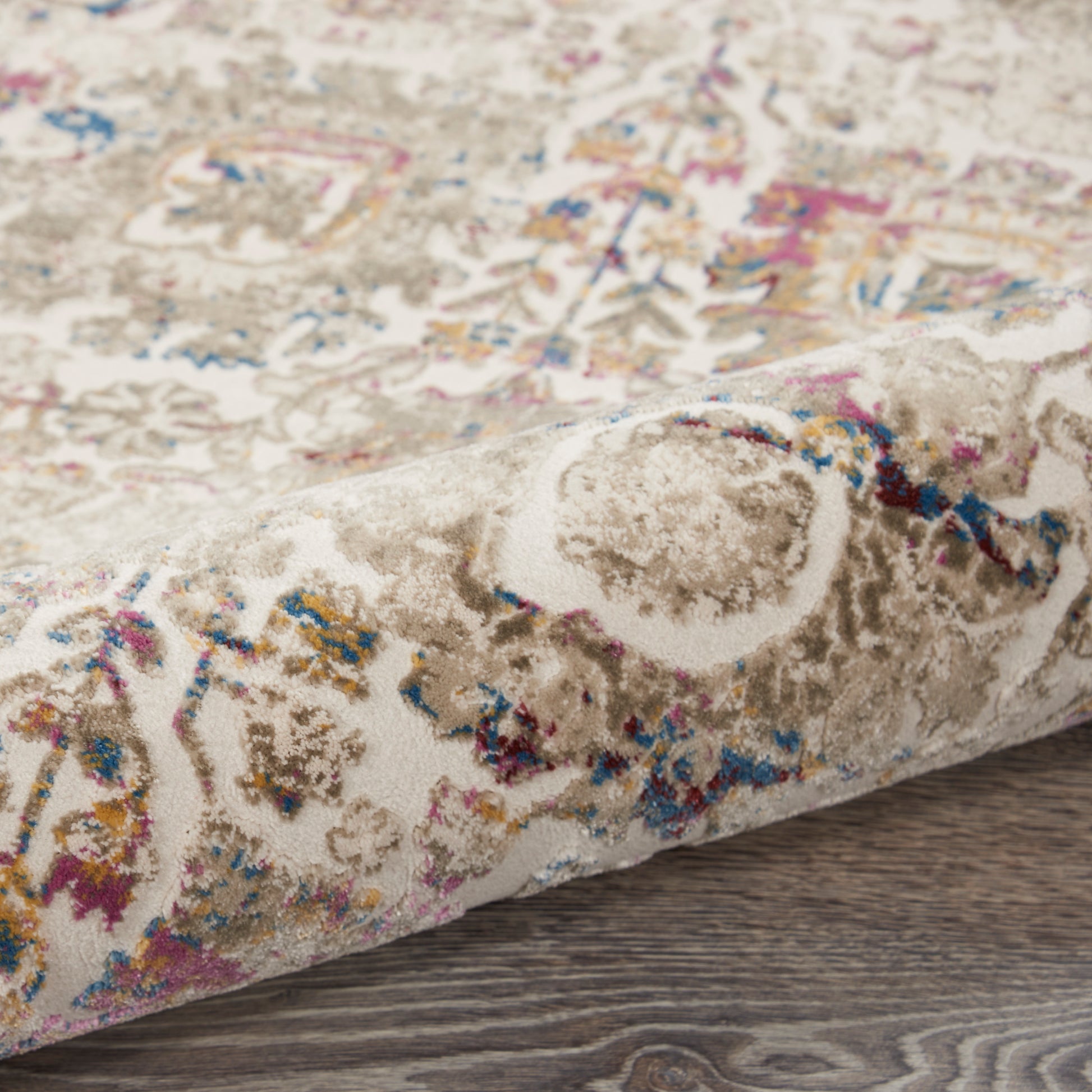 Nourison Home Melody  Ivory Multicolor  Traditional