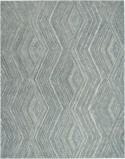 Nourison Home Graceful GRU03 Blue Contemporary Hand Tufted Rug