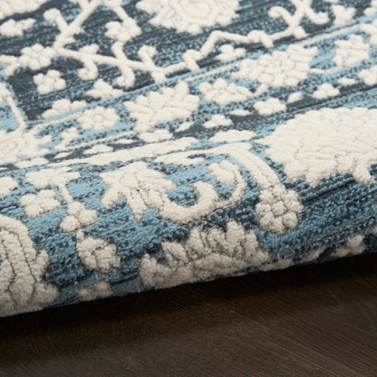 Nourison Home Grace  Blue  Traditional