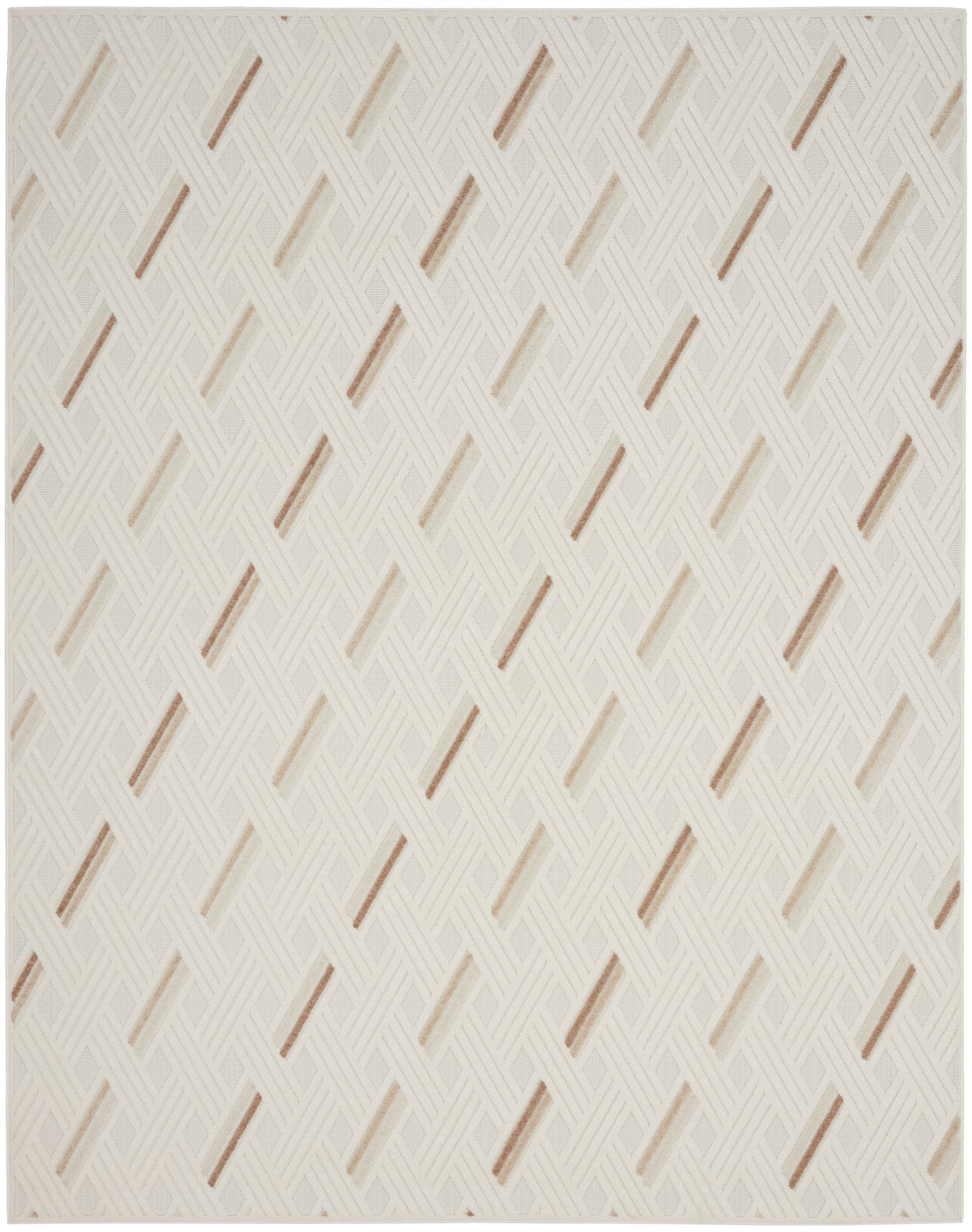 Nourison Home Care Free  Ivory Beige  Contemporary