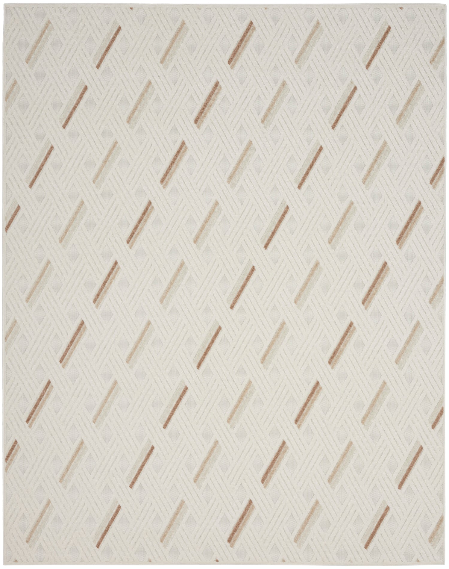 Nourison Home Care Free  Ivory Beige  Contemporary