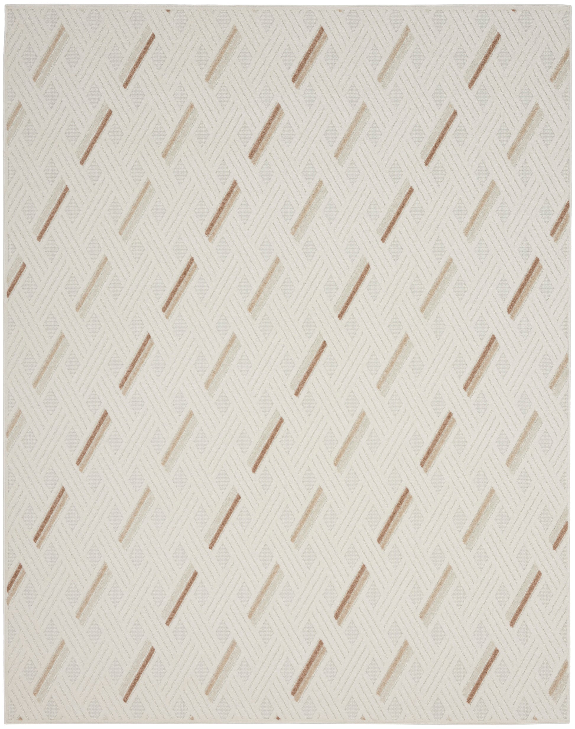 Nourison Home Care Free  Ivory Beige  Contemporary