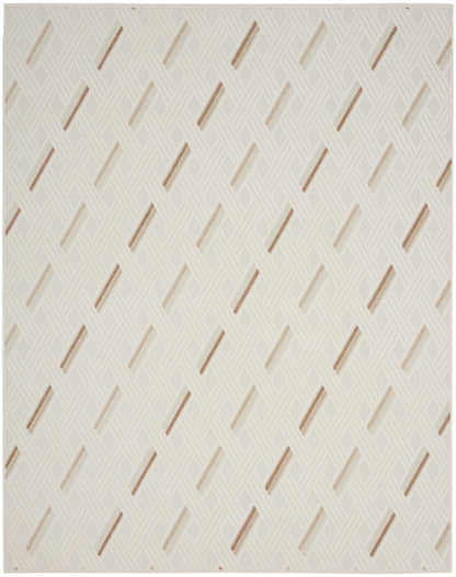 Nourison Home Care Free  Ivory Beige  Contemporary
