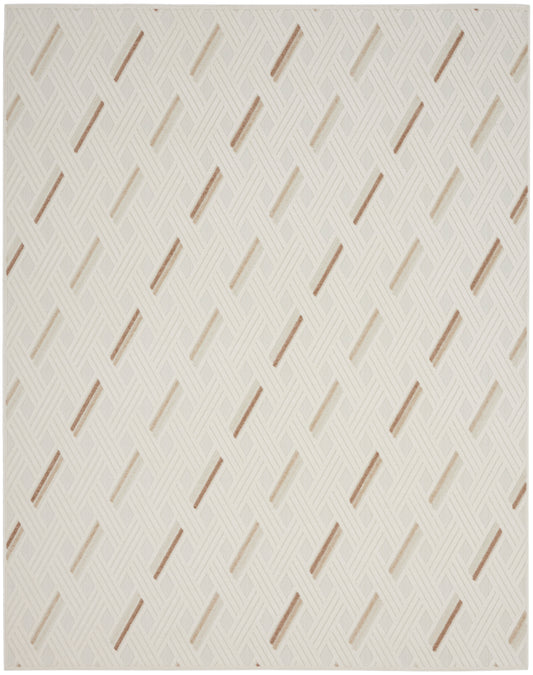 Nourison Home Care Free  Ivory Beige  Contemporary