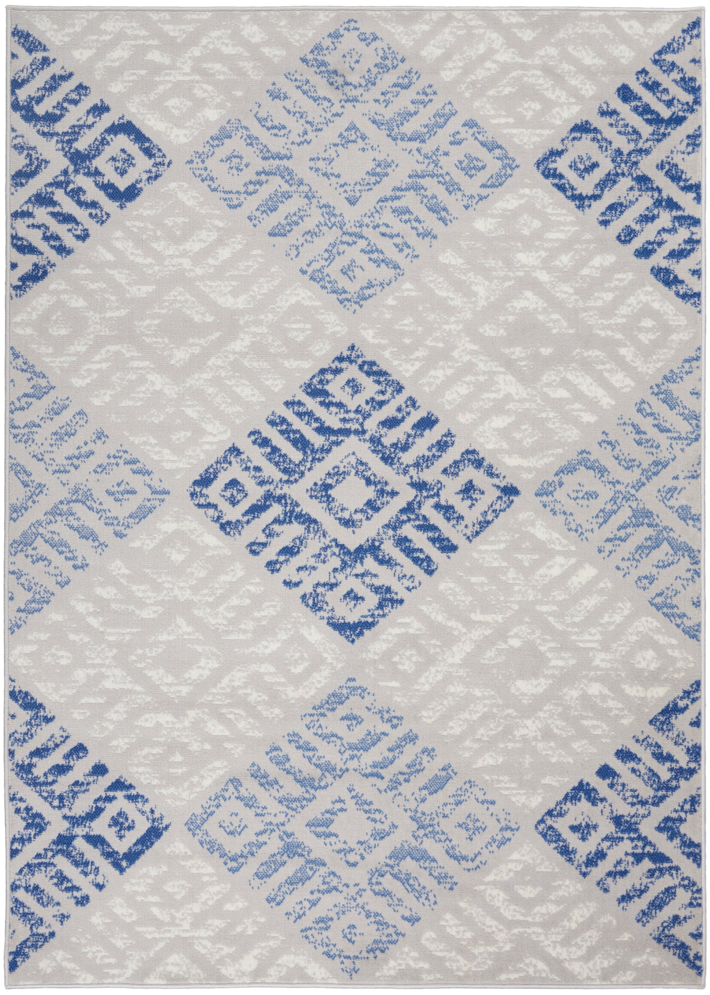 Nourison Home Whimsicle WHS18 Grey Blue Transitional Power-loomed Rug