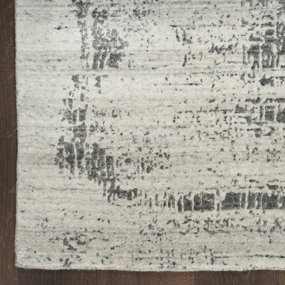 Nourison Home Harmony  Ivory Charcoal  Contemporary