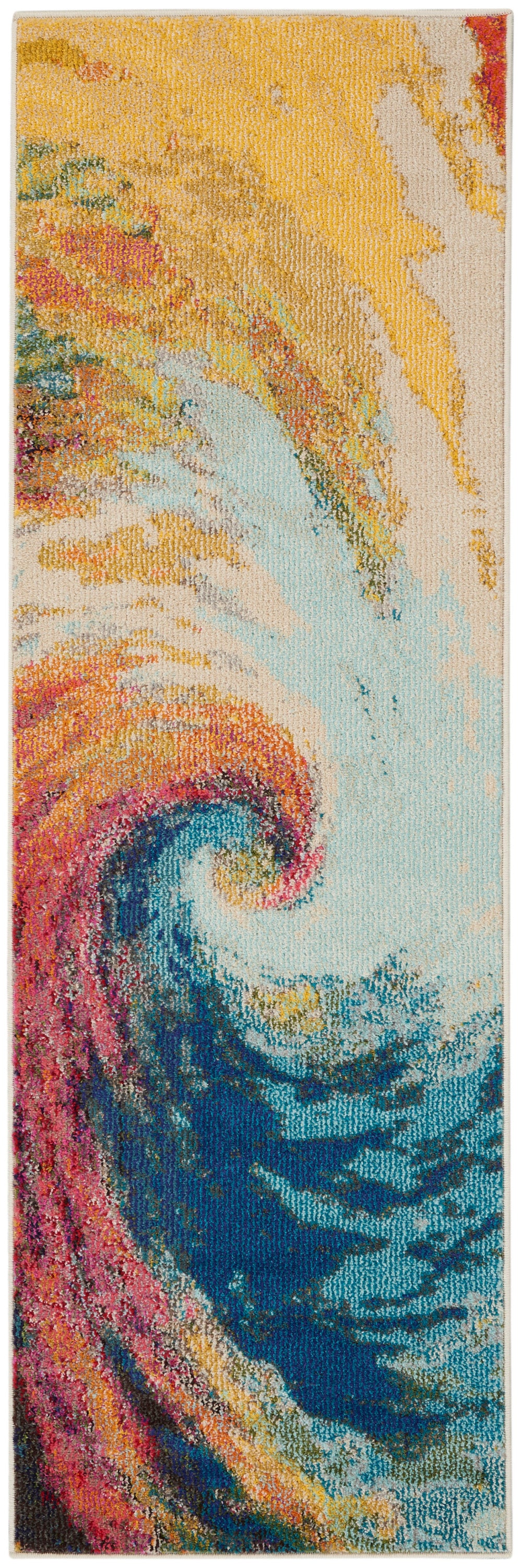 Nourison Home Celestial CES07 Wave Contemporary Power-loomed Rugs