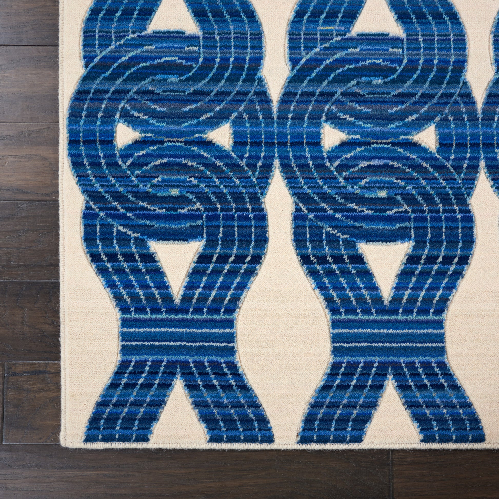 Barclay Butera Butera Collection  Ivory Navy  Contemporary