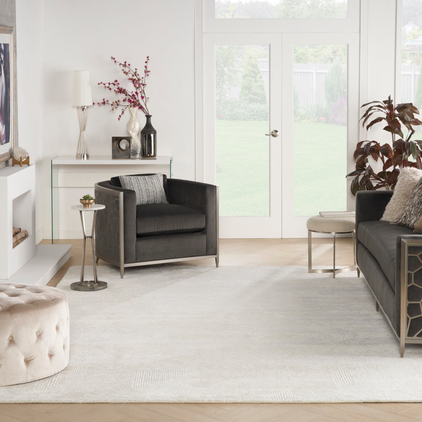 Michael Amini Ma30 Star  Ivory  Contemporary