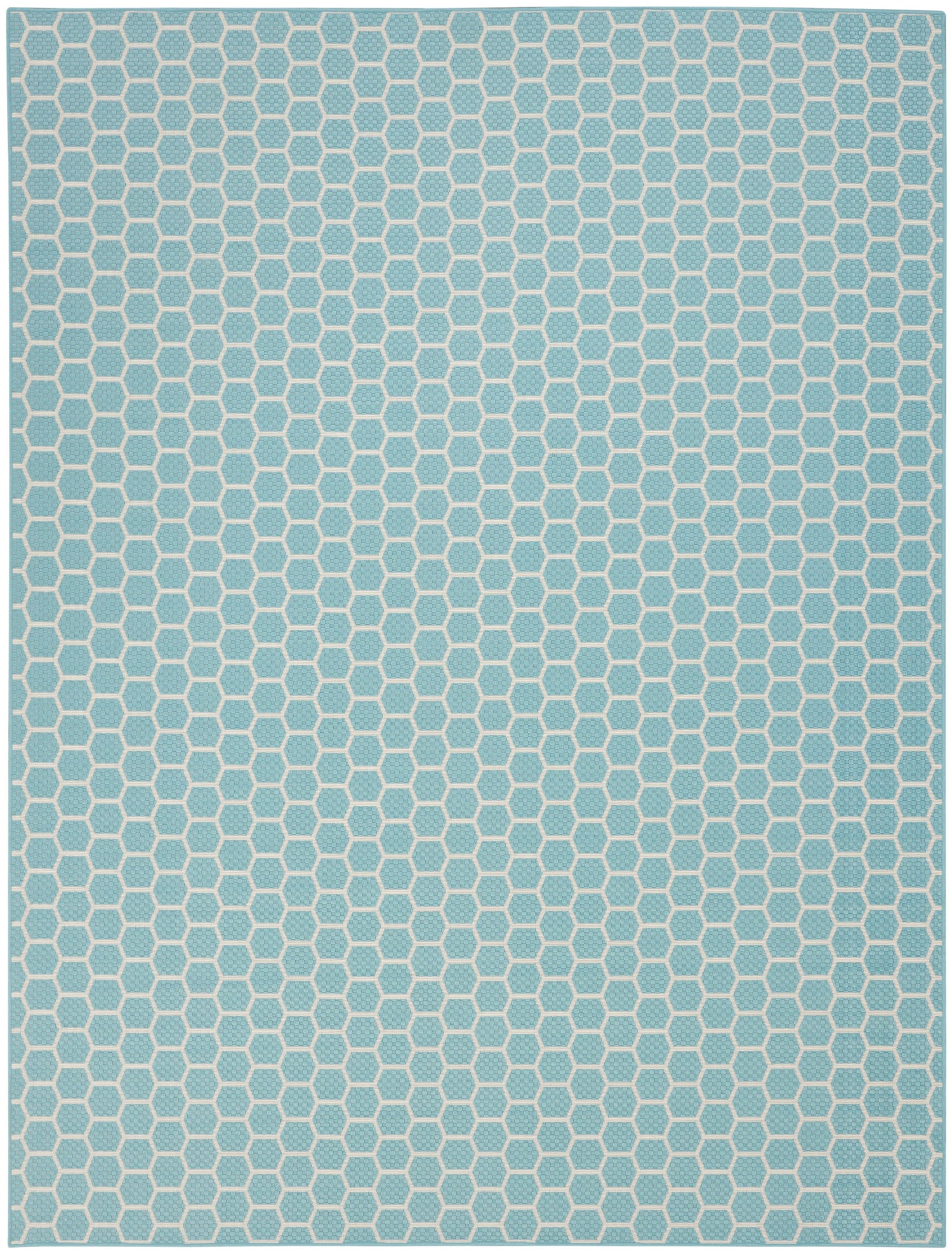 Nourison Home Twist Reversible  Aqua  Contemporary