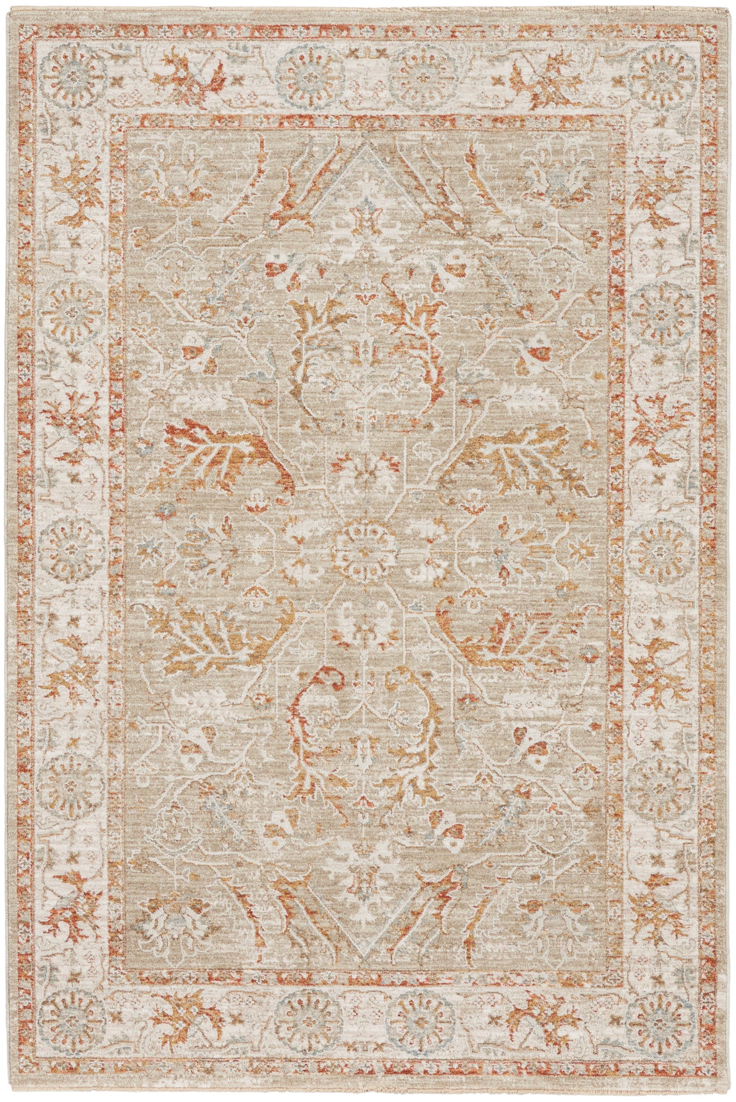 Nourison Home Infinite IFT01 Sage Ivory Traditional Power-loomed Rug