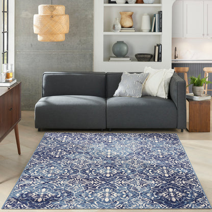 Nourison Home Jubilant  Navy Ivory  Contemporary
