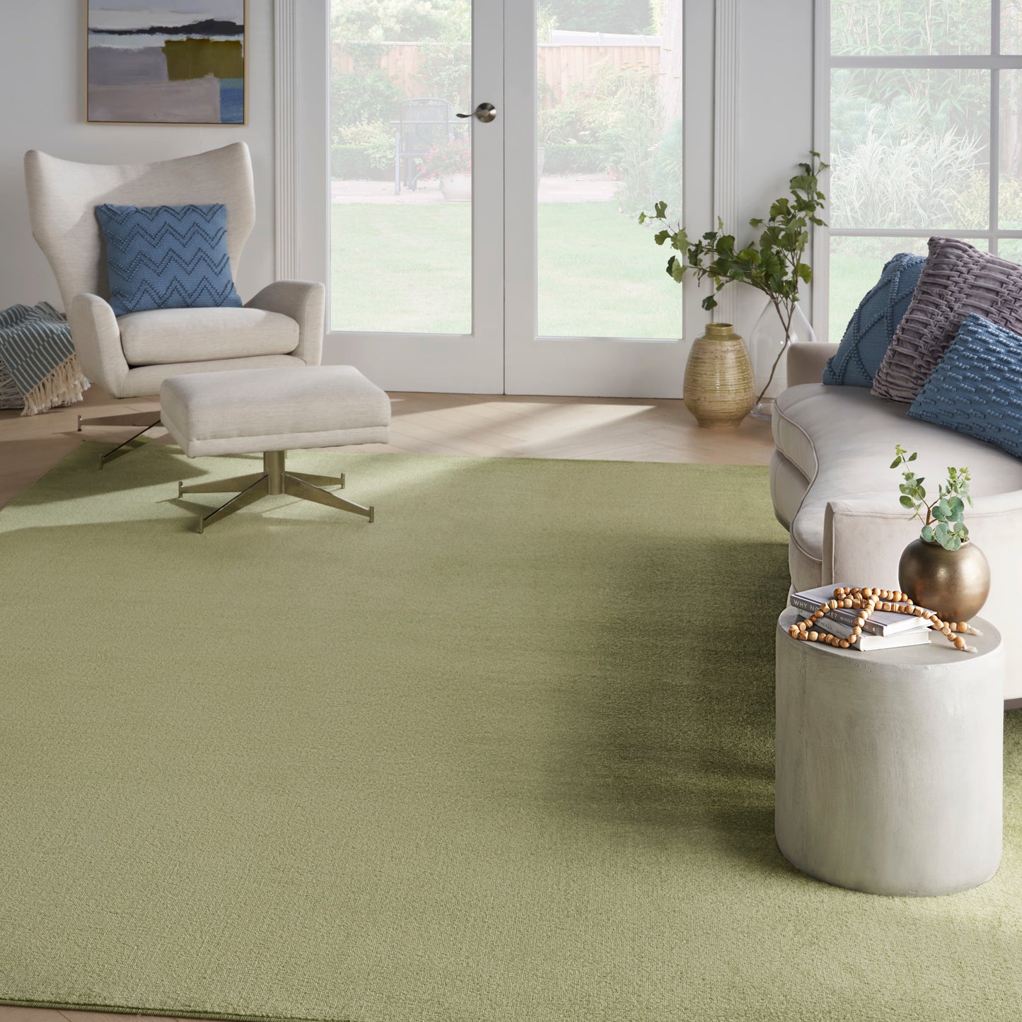 Nourison Home Nourison Essentials  Green  Contemporary