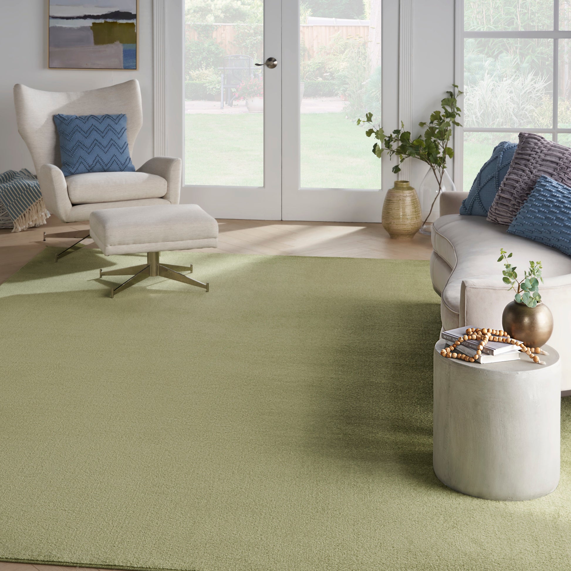 Nourison Home Nourison Essentials  Green  Contemporary