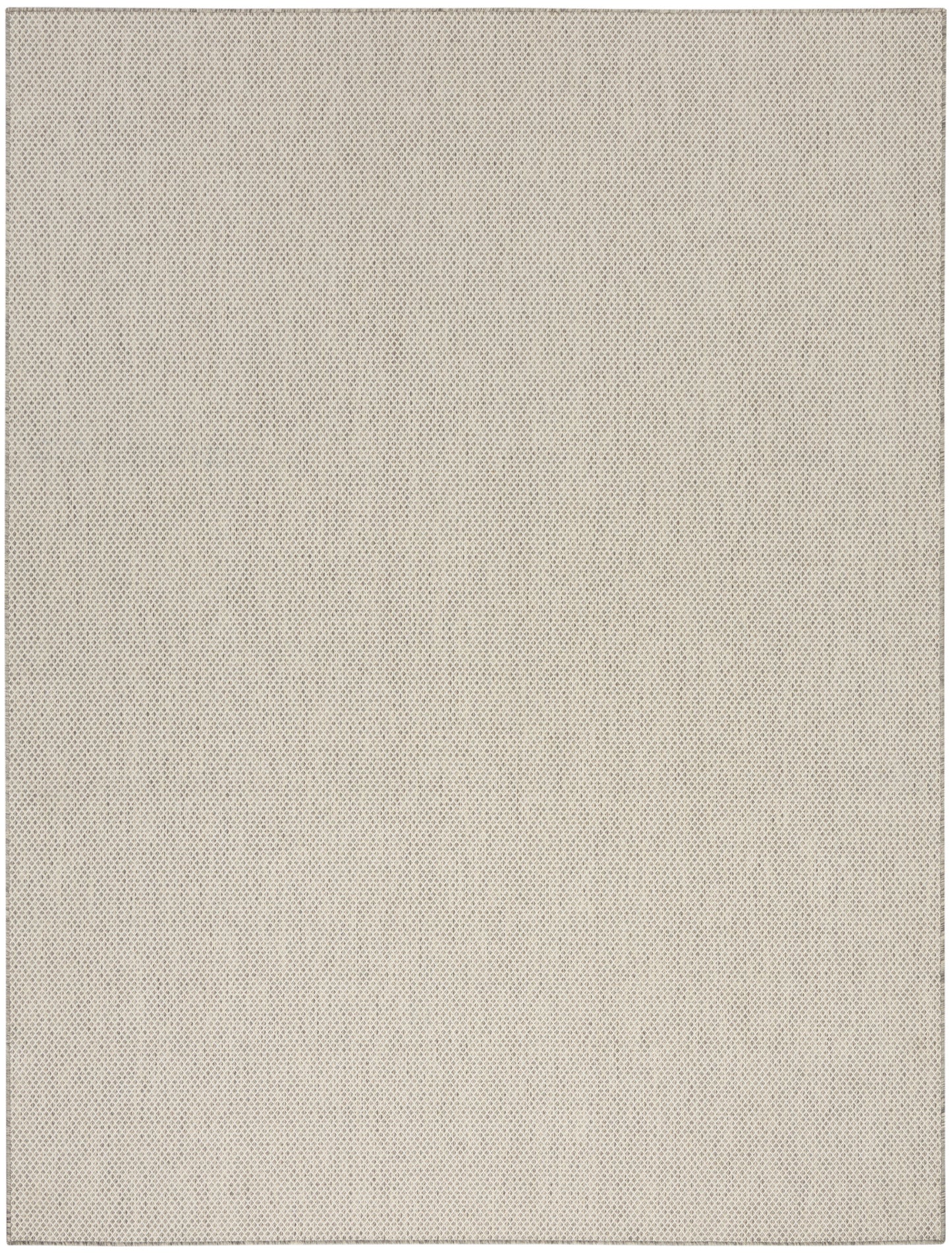 Nourison Home Courtyard COU01 Ivory Silver Contemporary Power-loomed Rug