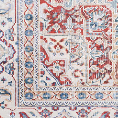 Nourison Home Vintage Home  Ivory Red  Traditional